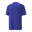 【PUMA】短版上衣 Team Graphic Tee 男款 白 藍 基本款 短袖 歐規 棉T 瘦子 ESO款(53825692)