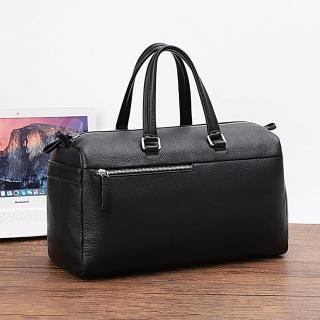 【巴黎精品】現貨+預購 手提包真皮旅行袋(旅行牛皮大容量柔軟男女包包a1ai63)
