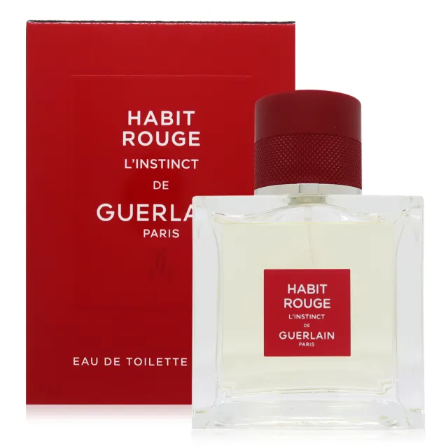 【Guerlain 嬌蘭】Habit Rouge LInstinct 男性淡香水 EDT 50ml(新版 平行輸入)