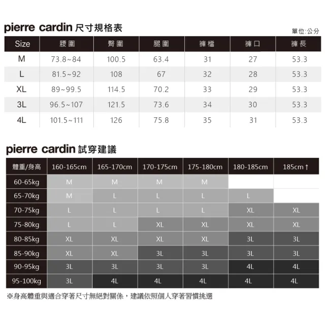 【pierre cardin 皮爾卡登】商務休閒 男款 彈性印花平口短褲-深灰色(5237965-97)