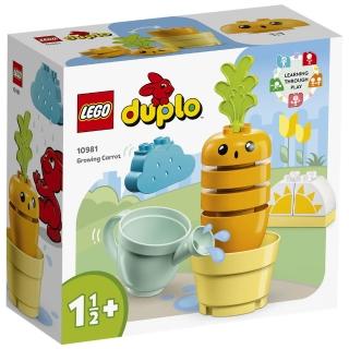 【LEGO 樂高】10981 得寶系列 - 紅蘿蔔種植趣(大顆粒)