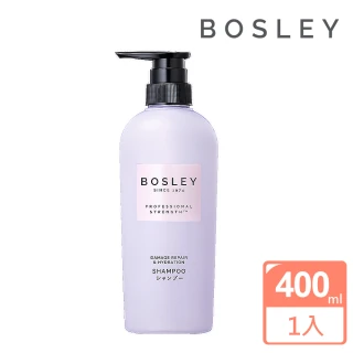 【Bosley】黑髮青春還原修護洗髮精 400ml(黑髮養護升級版)