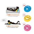 【MOGU】日本製 圓洞笑臉抱枕(3色)
