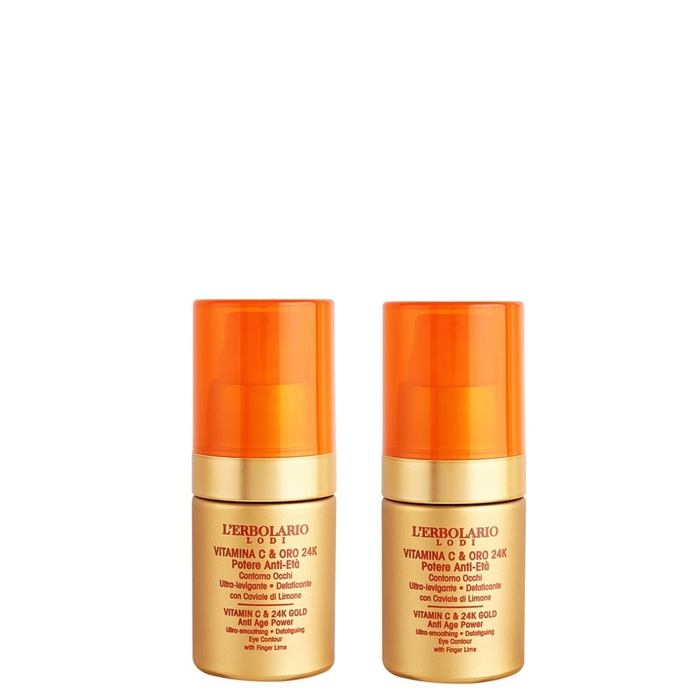 【L’ERBOLARIO 蕾莉歐】黃金逆齡眼霜15ml-2入組