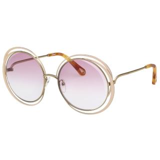 【Chloe’ 蔻依】最新款 太陽眼鏡 CE155S(裸色+粉)