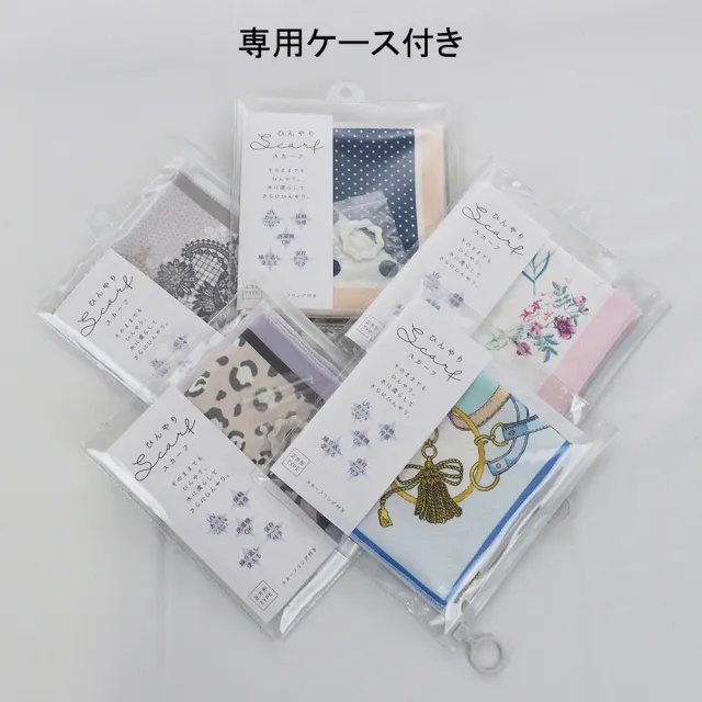 【日本SOLEIL】頂級設計優雅圖騰透氣防曬涼感柔軟舒適絲巾圍巾披肩脖圍披巾羊毛參考(藍色圓點)