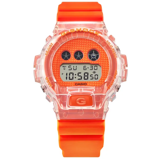 【CASIO 卡西歐】G-SHOCK 扭蛋系列 彩色運動電子錶 畢業禮物(DW-6900GL-4)