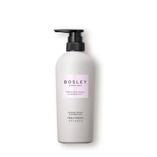 【Bosley】黑髮青春還原潤護乳400ml(受損黑髮潤護)