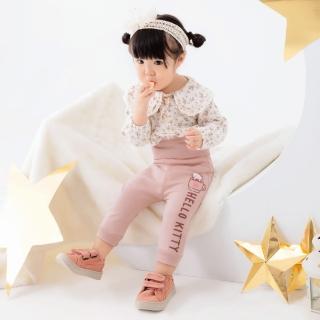 【OB 嚴選】美國棉快乾臺灣製kitty咖啡杯印花寶寶高腰護肚褲嬰幼童裝 《KB1400》