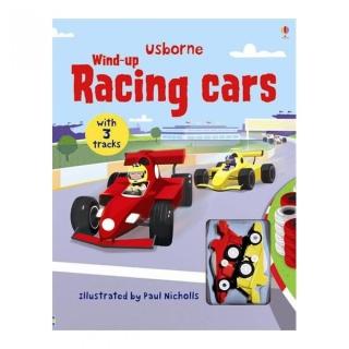Wind-Up Racing Cars （玩具書）*附玩具車*