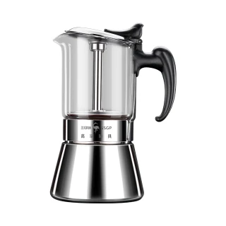 【可視化設計】SSGP義式摩卡咖啡壺 不鏽鋼摩卡壺 摩卡咖啡壺 義式濃縮咖啡 摩卡 經典摩卡(摩卡壺)