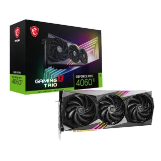 【MSI 微星】GeForce RTX 4060 Ti GAMING X TRIO 顯示卡