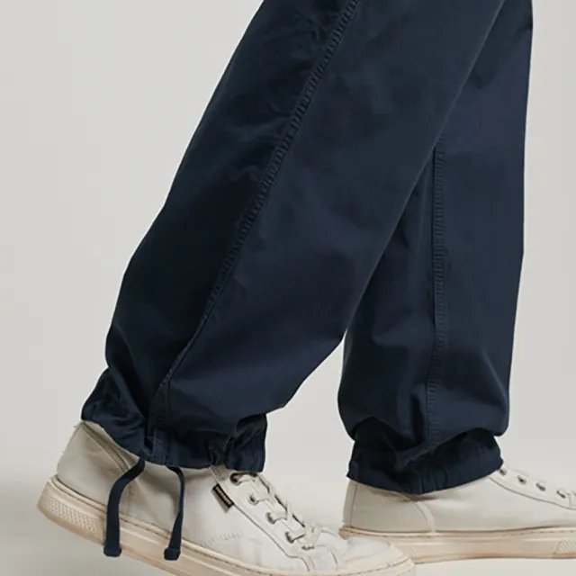 【Superdry】男裝 休閒長褲 Vintage Woven Joggers(海軍藍)