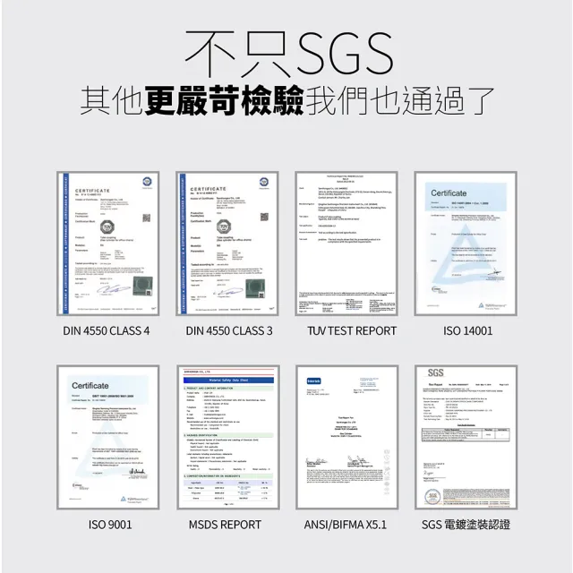 【韓國三弘SHS】極耐重氣壓棒(全球市佔第一 萬元高級椅指定使用 IKEA用 三年保固 最高等級四級 椅子升降)