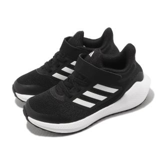 【adidas 愛迪達】童鞋 Ultrabounce EL K 中童 小朋友 黑 白 緩震 運動鞋 魔鬼氈 愛迪達(HQ1294)