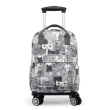 【悅生活】GoTrip微旅行--18吋花漾清新可拆式拉桿行李袋 10款可選(拉桿包 行李箱 防潑水 登機箱)
