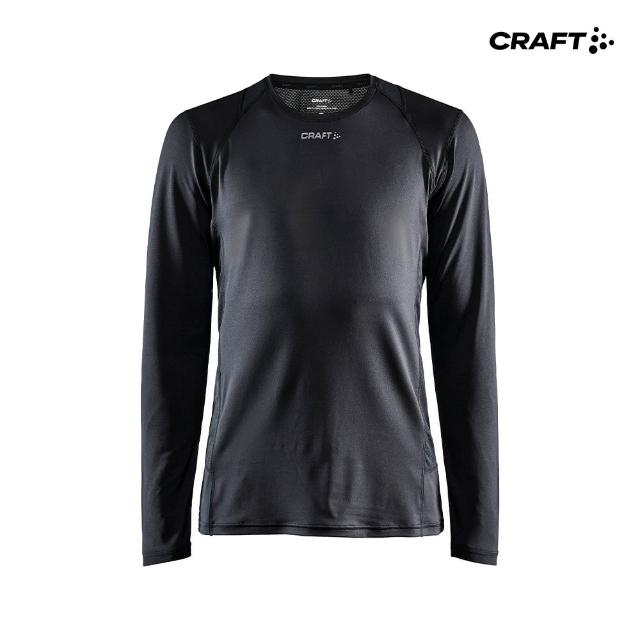 【CRAFT】男 ADV ESSENCE LS TEE M 運動長袖上衣(1908754-999000)