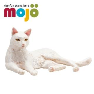 【Mojo Fun】動物模型-白貓(公仔/動物/模型/玩具)