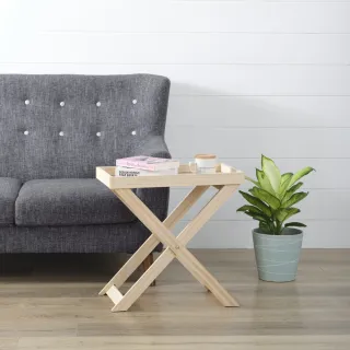 【特力屋】DIY材料包-松木折合二用托盤桌
