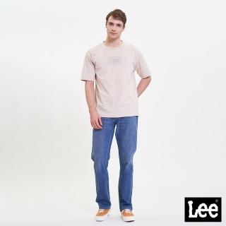 【Lee 官方旗艦】男裝 牛仔褲 / 743 中腰舒適直筒 中藍洗水(LL220102BJF)