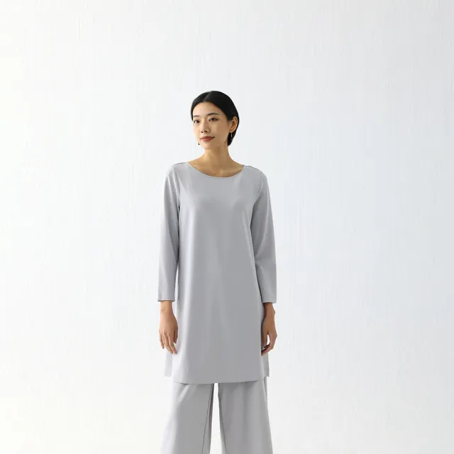 【giordano ladies】23SS_兩邊開衩連衣裙(02463016)