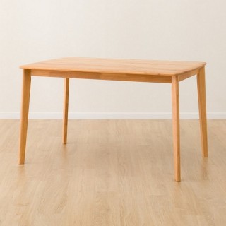 【NITORI 宜得利家居】◎實木餐桌 ALNUS DF 120 LBR(實木餐桌 ALNUS DF 餐桌)