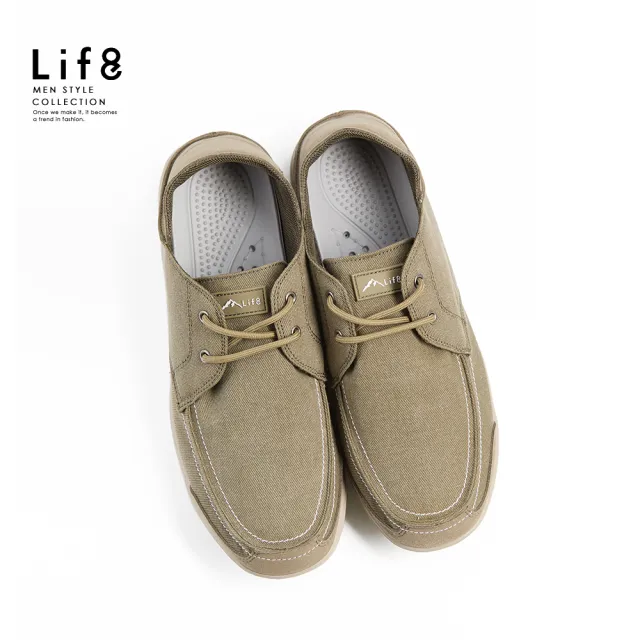 【Life8】Life8 悠閒2Way休閒鞋 可水洗(19076)