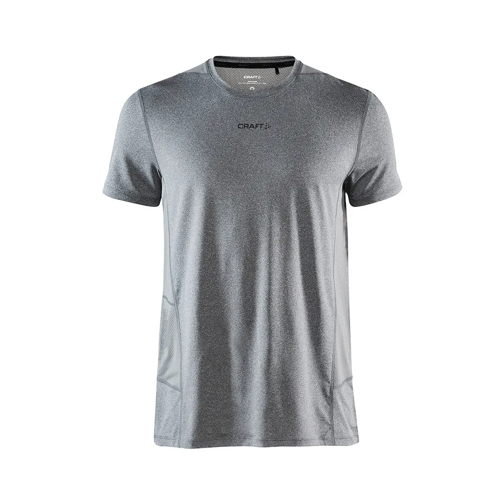 【CRAFT】男 ADV ESSENCE SS TEE M DK GREY MELANGE 運動T恤(1908753-975000)