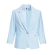 【ILEY 伊蕾】都會麗人單扣西裝外套(淺藍色；M-XL；1231164703)