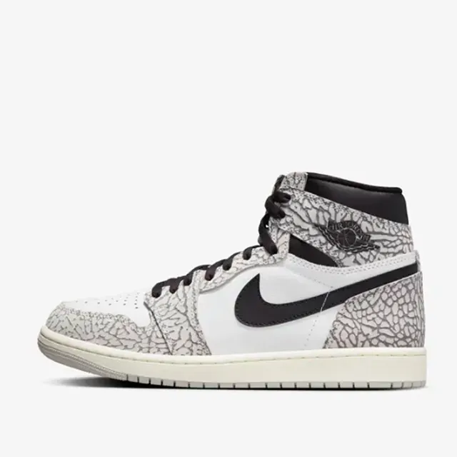 NIKE 耐吉】Air Jordan 1 Retro High OG White Cement 爆裂紋男鞋aj1