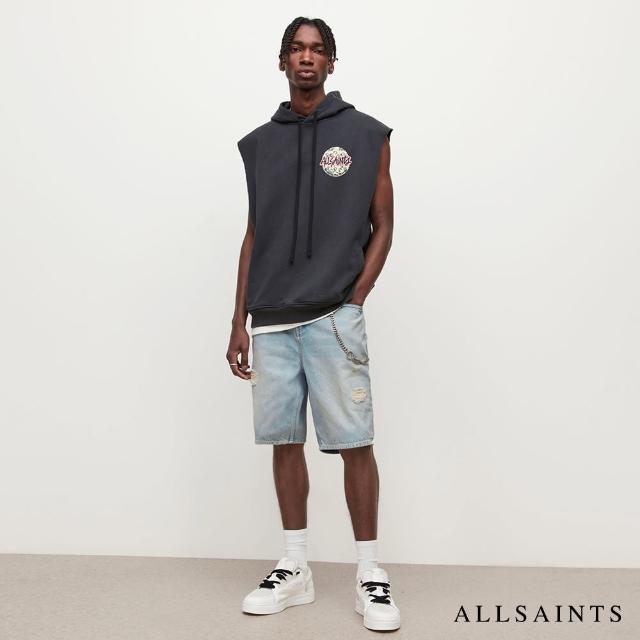 【ALLSAINTS】ALVA 低腰破壞水洗純棉牛仔短褲 ME051W(舒適版型)