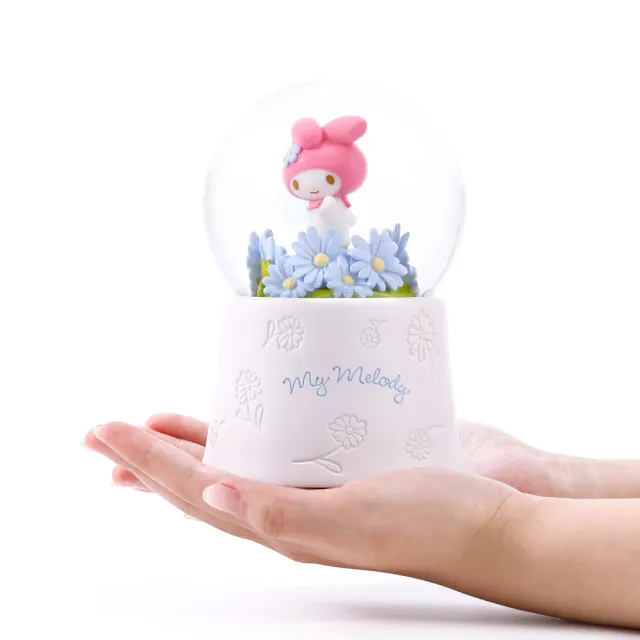 【JARLL 讚爾藝術】Melody 美樂蒂 花蝴蝶音樂水晶球(官方授權)