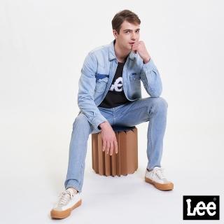 【Lee 官方旗艦】男裝 牛仔褲 / 709 低腰合身小直筒 淺藍洗水(LL220083ABY)