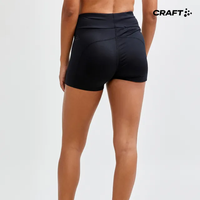 【CRAFT】女 Spartan ADV Essence Hot Pants W BLACK 運動短褲(1908779-999000)