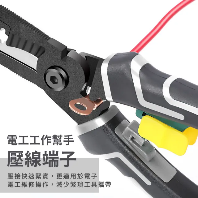 【一把萬用】多功能萬用合金工具鉗(老虎鉗 電工鉗 鋼絲鉗 尖嘴鉗 斜口鉗 斷線鉗 剝線鉗)