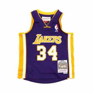 【NBA】M&N 新生兒 G1 Swingman復古球衣 湖人隊 99-00 Shaquille O Neal #34(WN2I1BRD0-LAKSO)