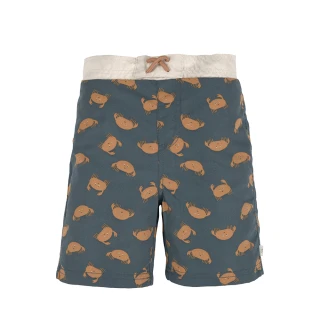 【Lassig】嬰幼兒抗UV海灘尿布褲-湛藍螃蟹(2023款式)