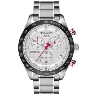 【TISSOT天梭 官方授權】PRS 516 賽車元素計時腕錶(T1004171103100)
