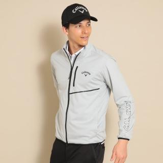 【Callaway 卡拉威】男士 拉鍊風衣外套 灰色(C22215100 1021)