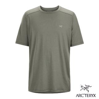 【Arcteryx 始祖鳥官方直營】男 Ionia 羊毛短袖圓領衫(糧草綠)