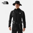 【The North Face 官方旗艦】北面男款黑色防風防潑水休閒連帽外套｜7WD1JK3