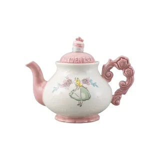 【sunart】迪士尼 愛麗絲夢遊仙境 陶瓷造型茶壺 夢中的下午茶 粉紅(餐具雜貨)