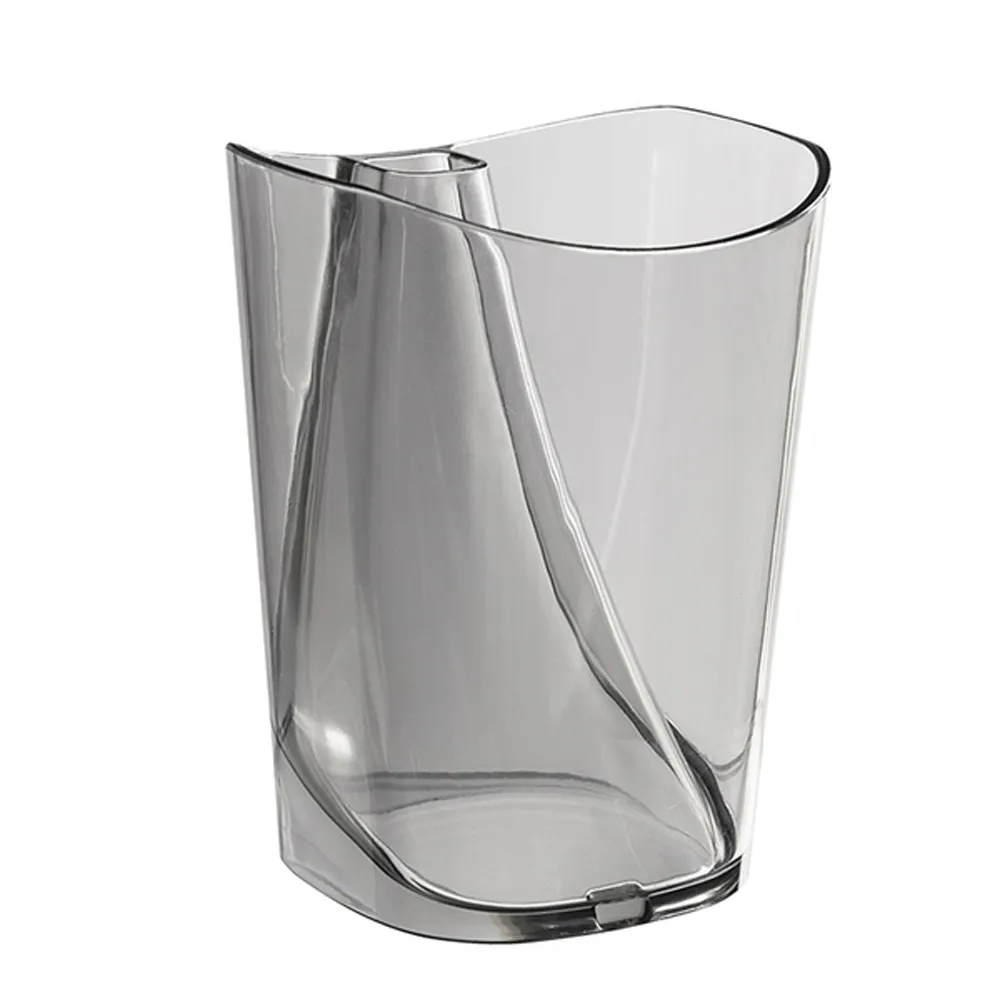 【PS Mall】透明倒置瀝水漱口杯 U型杯口設計牙刷杯 3入(J1621)