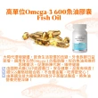 【佳醫】Salvia高單位Omega-3 600魚油1瓶共60顆(高活性天佳維生素E含EPA360毫克 DHA240毫克)