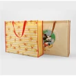 【小禮堂】迪士尼 米奇 米妮 尼龍防水手提購物袋 58x48cm - 米橘地球款(平輸品)