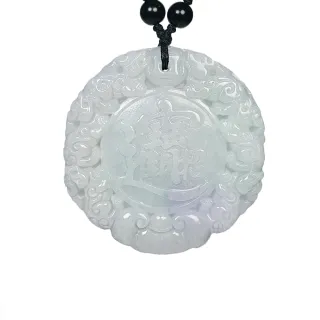 【YC 寶石】A貨翡翠芙蓉種富貴逼人招財進寶貔貅項鍊(3295)