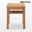 【MUJI 無印良品】節眼木製桌邊凳/板座/橡木(大型家具配送)