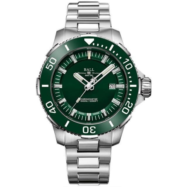 【BALL 波爾】B4_工程師碳氫系列 天文台認證 Submarine Warfare機械錶(DM3002A-S4CJ-GR)