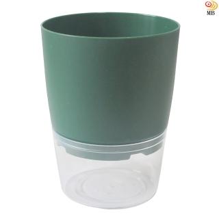【月陽】中號加厚上下雙層懶人花盆自動吸水澆水自動灌溉器(X115TX1)