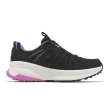 【SKECHERS】越野跑鞋 Switch Back-Cascades 女鞋 黑 紫 回彈 記憶鞋墊 戶外 運動鞋(180162BKPR)